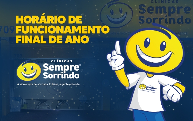 Horário especial de funcionamento no final de ano